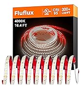 4000K 2835 LED strip lights 24V DC, UL Listed, 300lumen/ft, high density, high efficacy, cuttable