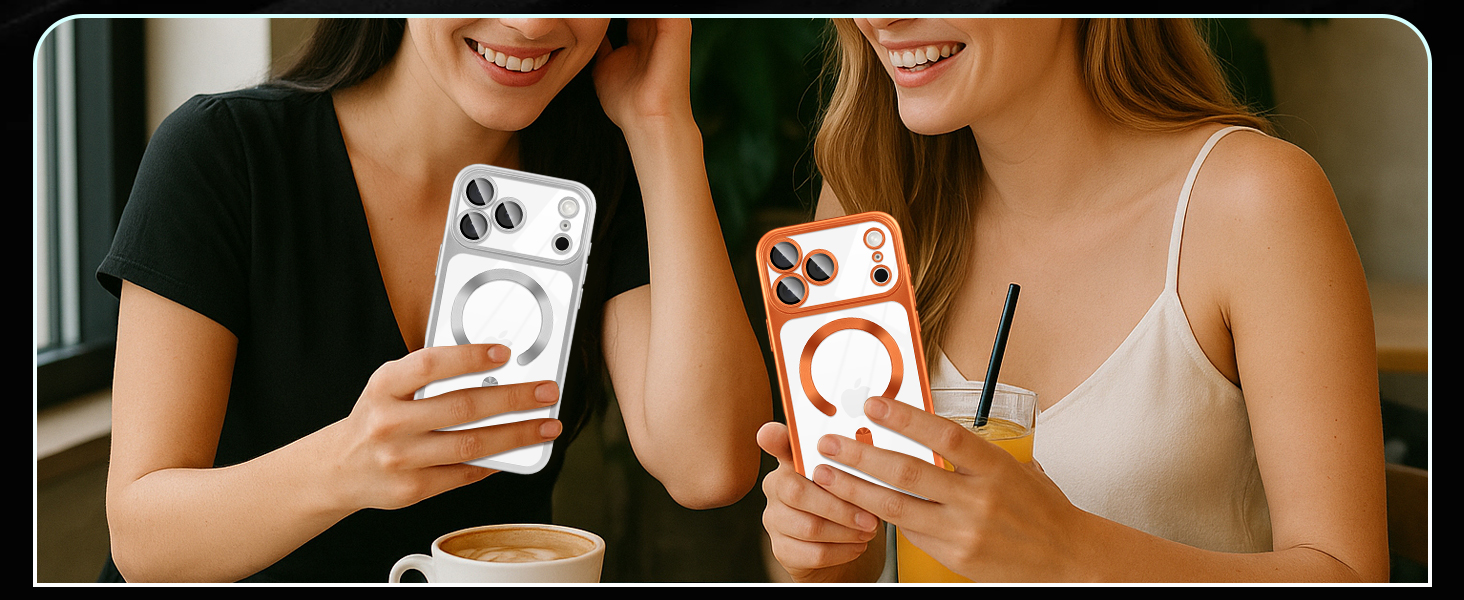 iPhone 17 pro case magnetic clear / iPhone 17 pro max case magnetic clear