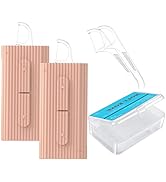 Portable Travel Flosser Dispenser Holy Rose Dental Floss Picks Storage Case with Toothpicks Floss...
