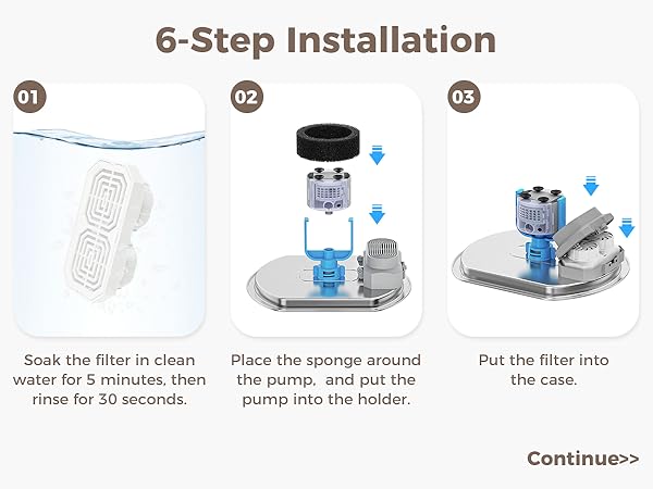 stainless steel pet water fountain