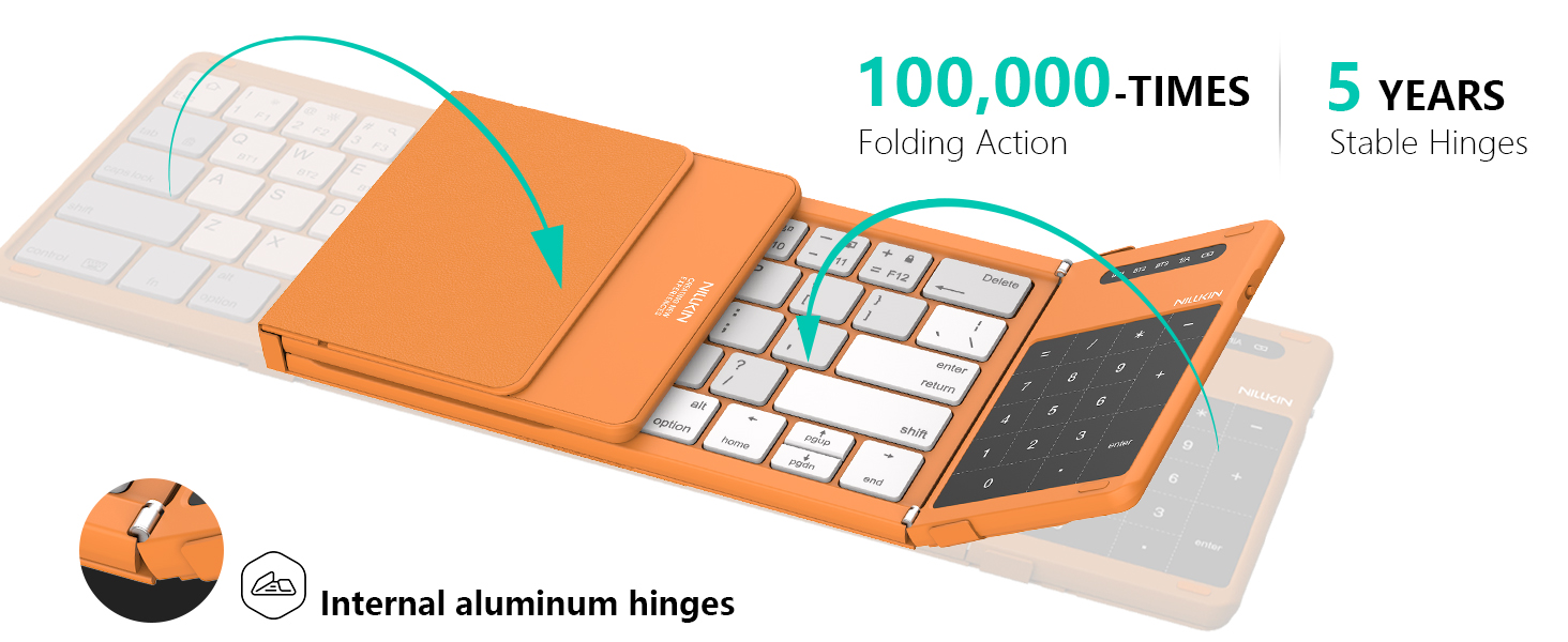foldable bluetooth keyboard with touchpad