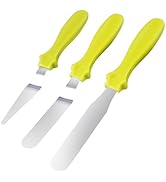 RFAQK Cake Palette Cream Spatula 3 Pieces/Set Frosting Spatulas for Baking Pastry Tool Mixing Set...