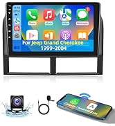 Android 4G+64G Car Radio for Jeep Grand Cherokee 1999-2004 - 9 Inch HD Touch Screen Stereo with W...