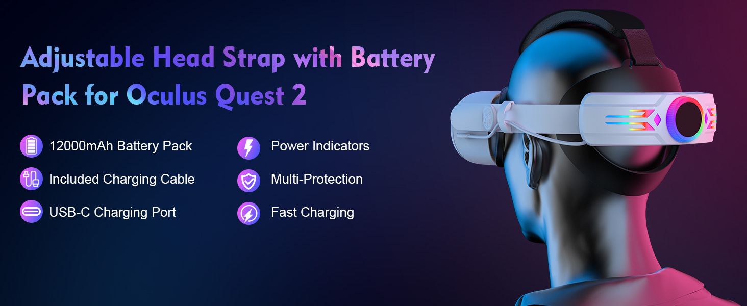 vr oculus quest 2 head strap