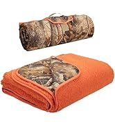 Tirrinia Outdoors Waterproof Camping Blanket,Sherpa Fleece Warm Windproof Soccer Stadium Blanket ...