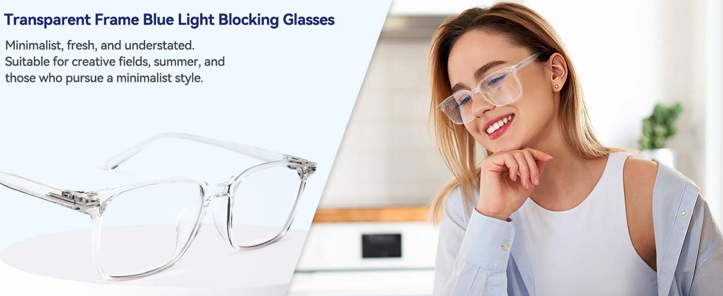 blue light glasses for woman
