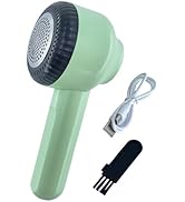 Vezyturly Electric Lint Removers,Rechargeable Fabric Shaver with 6 Leaf Blades Useful for Clothes...