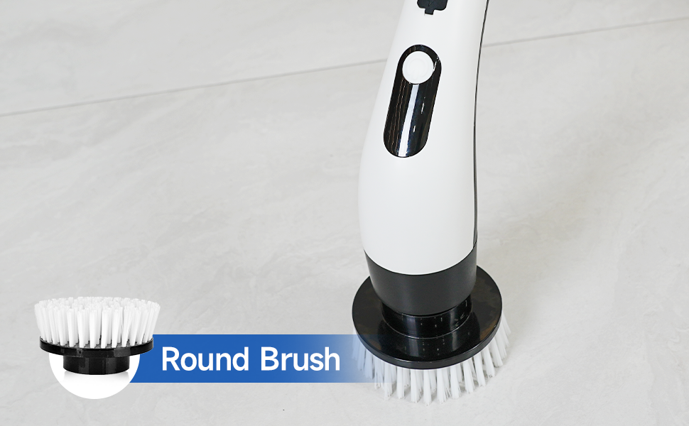 Upgraded Electric Spin Scrubber Cordless provides powerful scrubbing ability