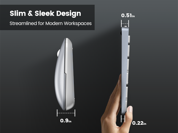 slim sleek design easy to carry