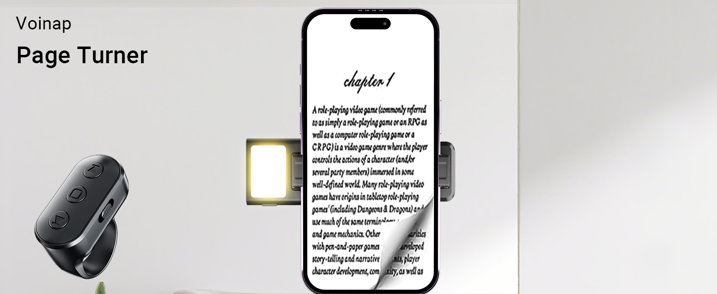 Auto Face Tracking Phone Holder with Remote Ring