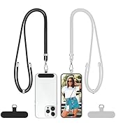 SS Universal Phone Strap - Adjustable Crossbody Neck Strap, Lanyard with 2 Phone Tether Tabs, Com...
