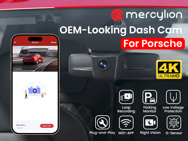 porsche cayenne dash cam