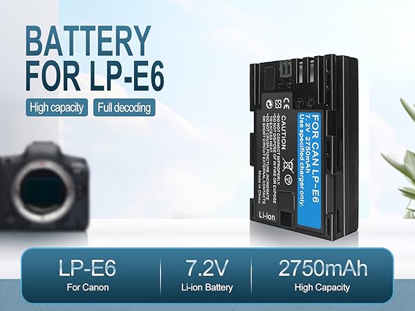 LP-E6 battery