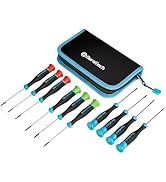DURATECH Mini Screwdriver Set, 10 PCS Magnetic Precision Screwdriver Set with Pouch, Phillips, Sl...