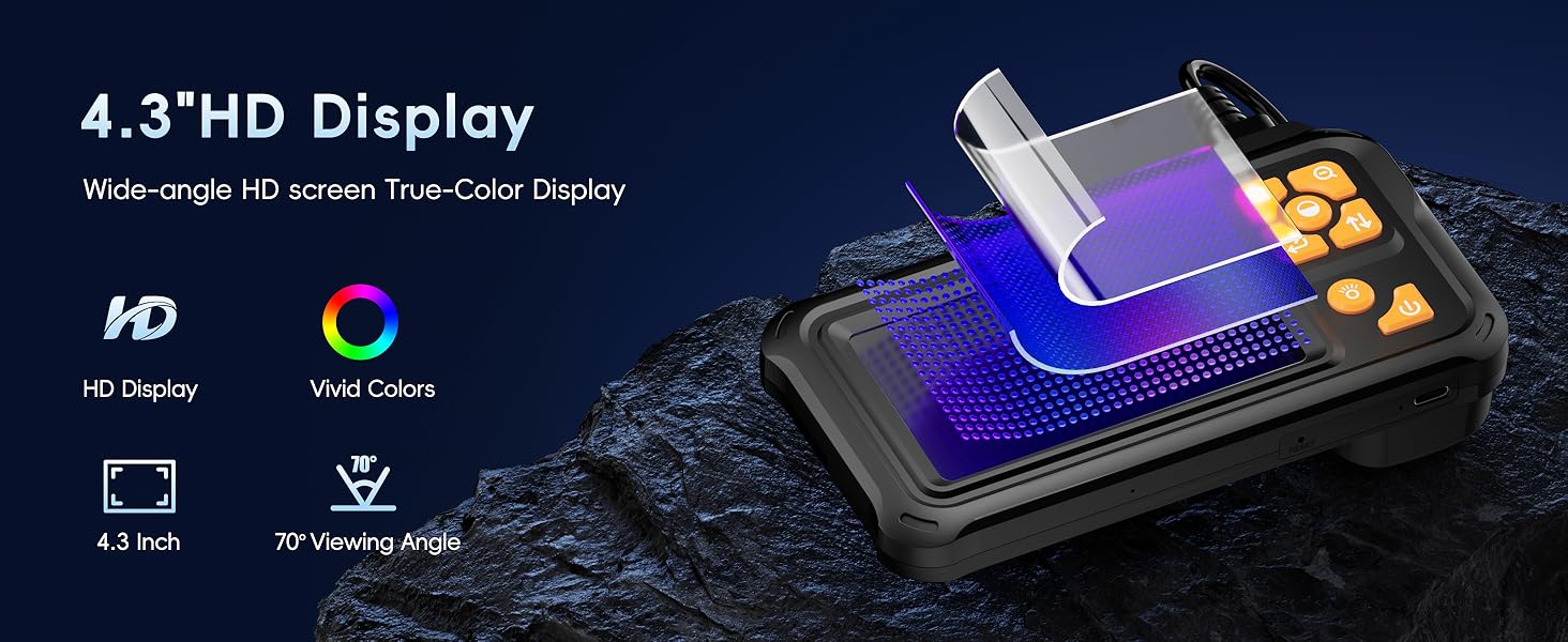 endoscope camera with light