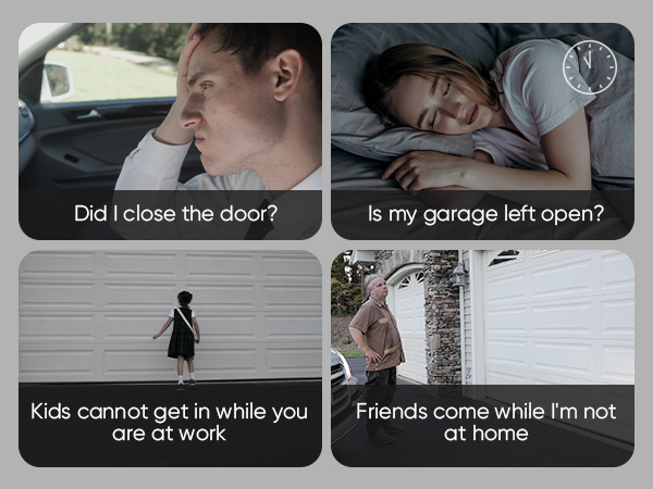 Did I close the door? Kid s cannot get in while u are at work? Friends come by but I'm not at home?