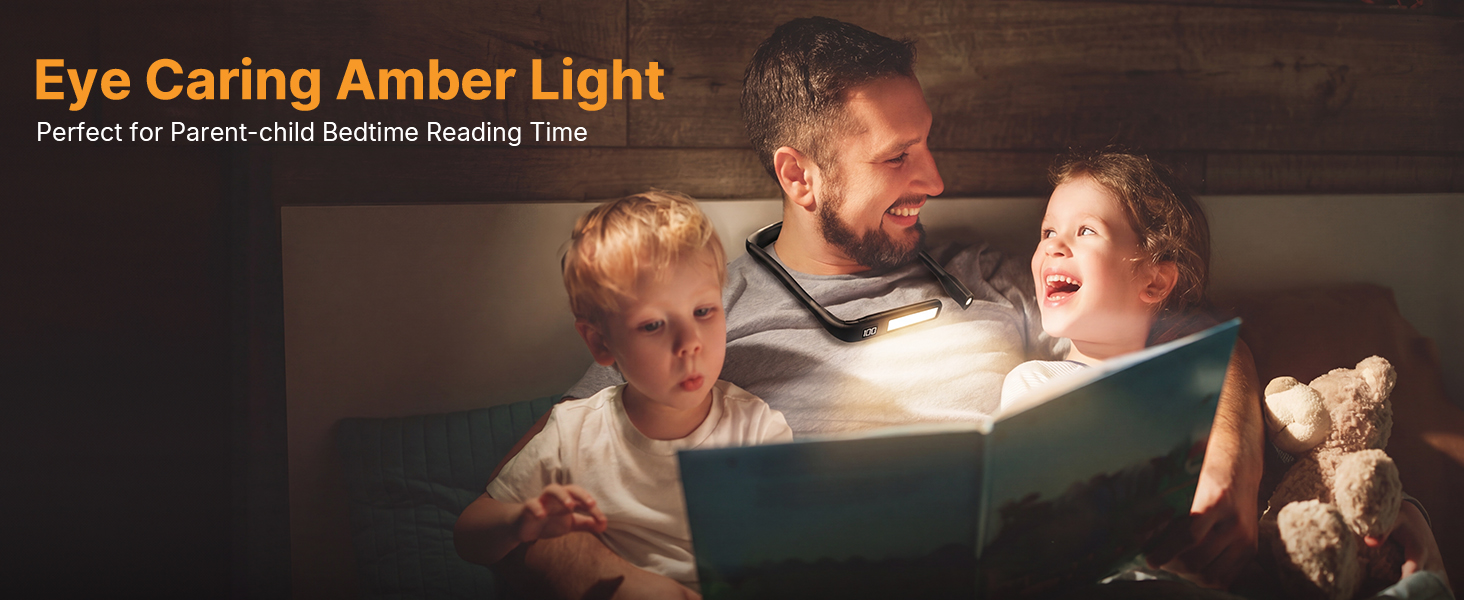 3000K NECK LIGHT Perfect Book Lights for Reading at Night, Knitting, Book Lovers Gifts