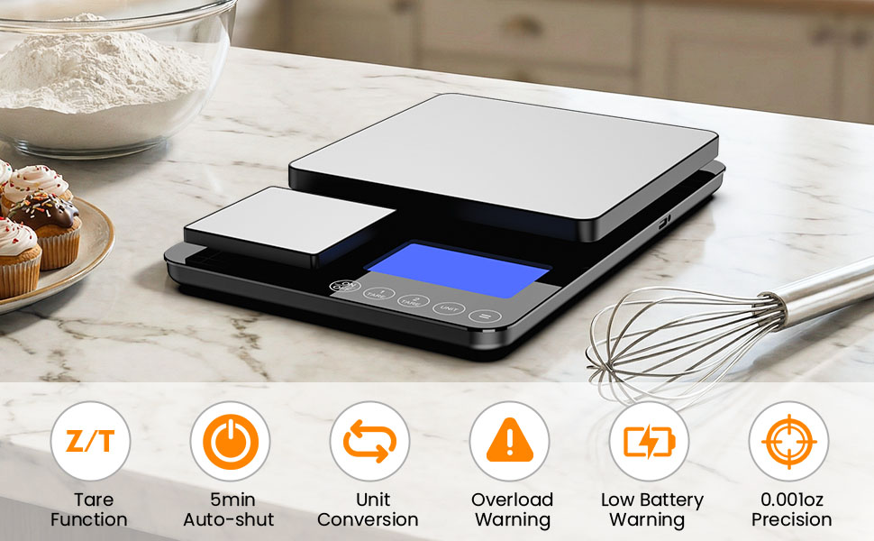 dual platform food scale