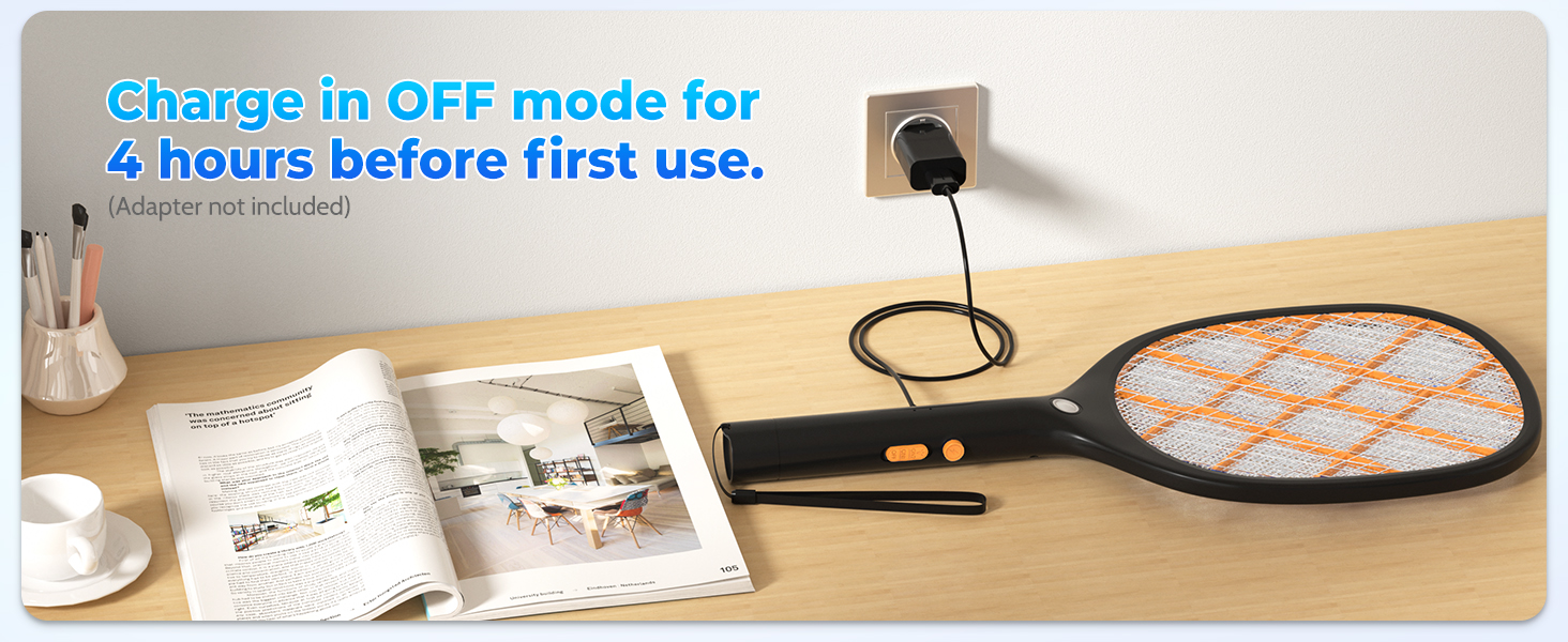 YISSVIC Electric Fly Swatter 4000V Bug Zapper