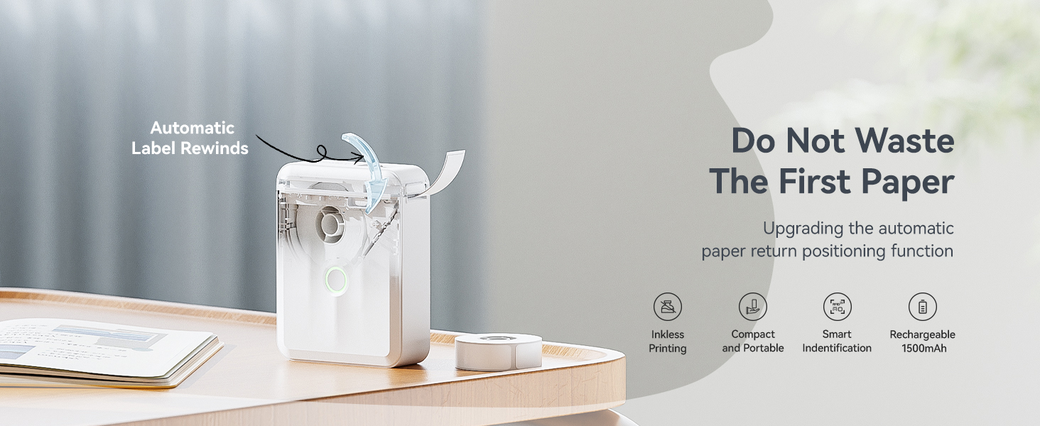 NIIMBOT D110 Upgraded Version Mini Label Maker Machine with Tape