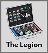 Casemaster Legion Aluminum Dart Case Holds 9 Steel Tip and Soft Tip Darts with Extra Space to Kee...