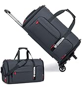 Vessgra Rolling Garment Bags for Travel, Garment Bag with Wheels, Convertible Garment Duffel bag,...