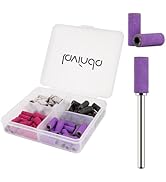 Lavinda Nail Drill Bits 80#120#180#240# Small Sanding Bands for Nail Drill 4 Color Electric File ...