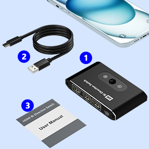 hdmi switch 2 in 1 out