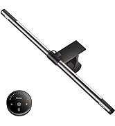 Quntis Monitor Light Bar with Remote, 20.1'' Dual Light Screen Light Bar, Sliding Weighted Clip F...