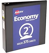 Avery Economy View 3 Ring Binder, 2