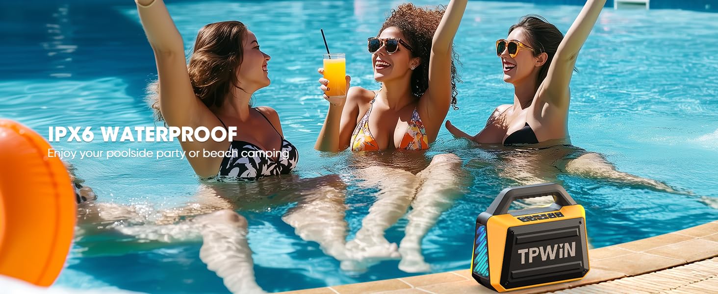 IPX6 waterproof