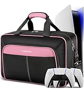 COMECOI Carrying Case for PS5, Travel Case for PS 5 Protective, Large Capacity Storage Bag Compat...