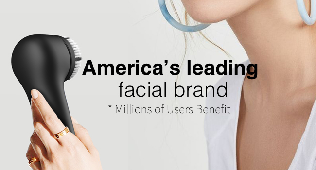 Na°graCoola face scrubber facial cleansing brush