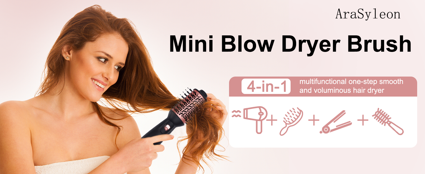 mini blow dryer brush