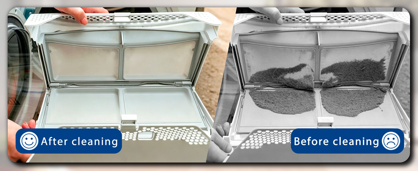 Universal Dryer Vent Cleaning Kit with Vacuum Hose Attachments
