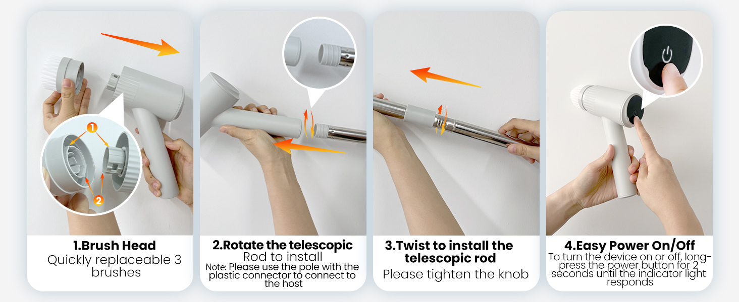 Cordless Cleaning Brush