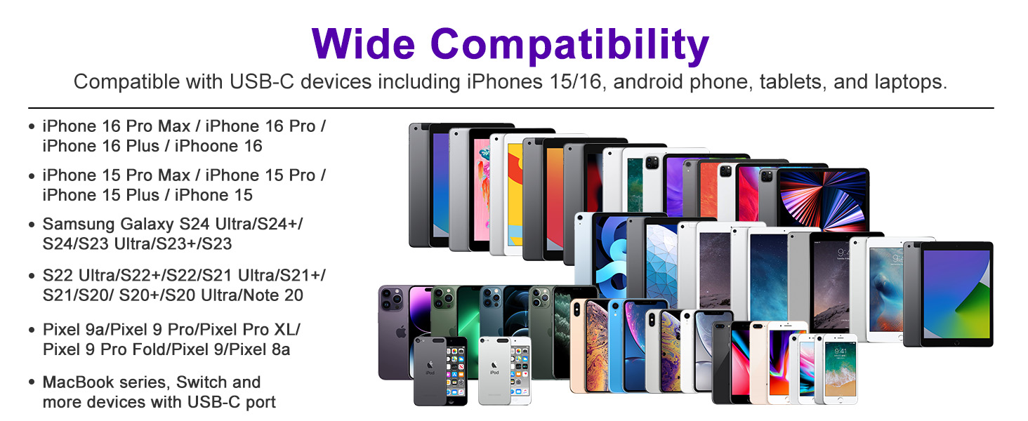 usb c to usb c iphone charger metal cord