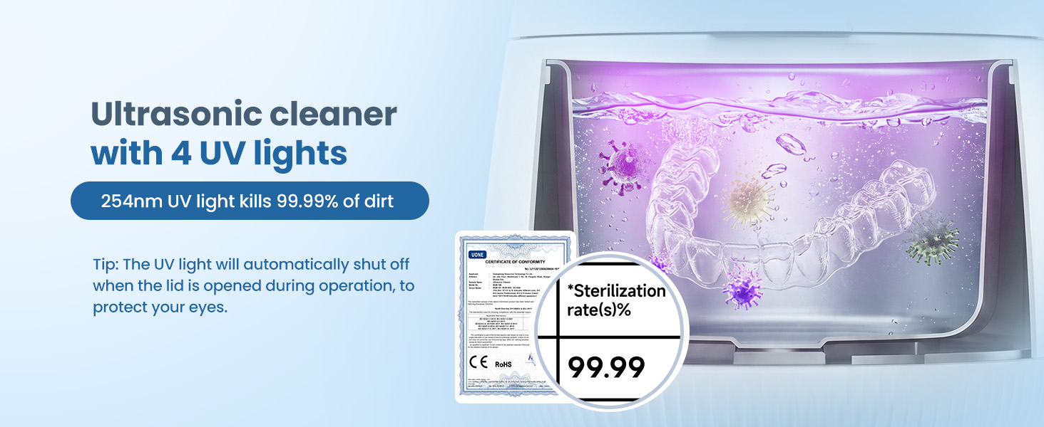 nightguard cleaner ultrasonic uv