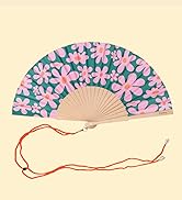  Wooden handheld fan for women
