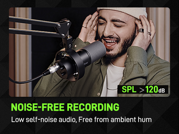 XLR dynamic microphone for podcast