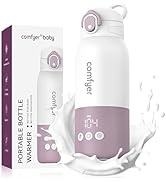 Portable Milk Warmer for Travel, Portable Bottle Warmer with Fast Heating &amp; Long Battery Life, In...