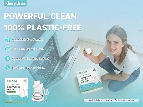 powerful clean 100% plastic free