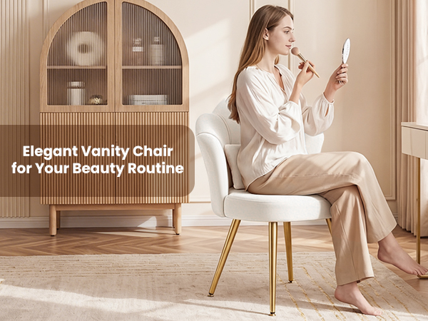 vanity chair no wheels