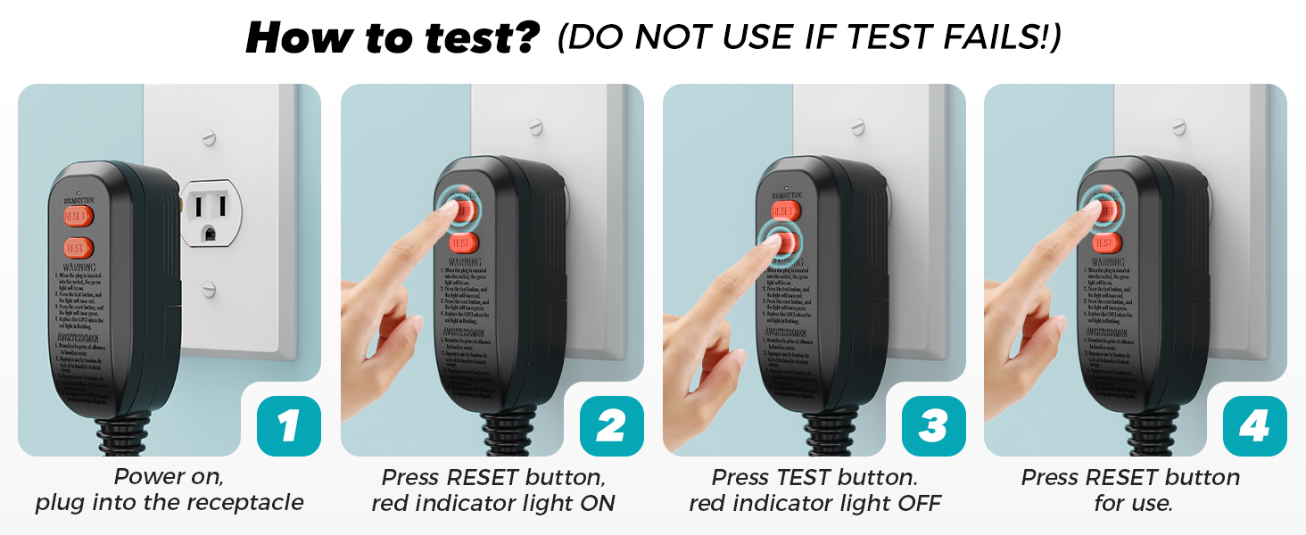 gfci replacement plug