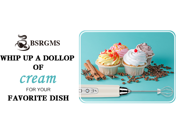 Milk Frother Handheld for Coffee