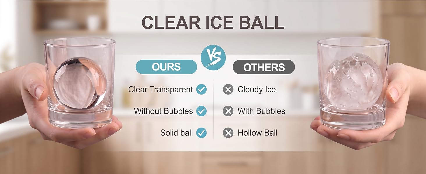 Clear Ice Ball Maker