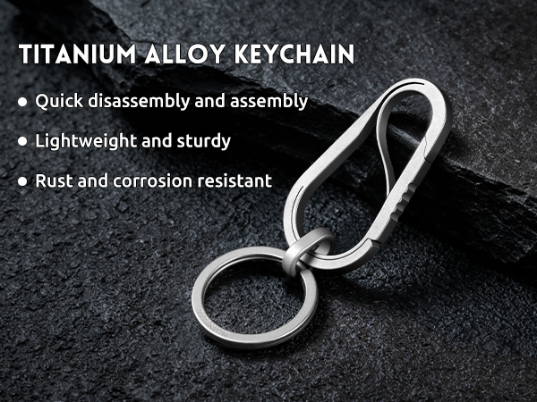 Titanium Alloy Keychain