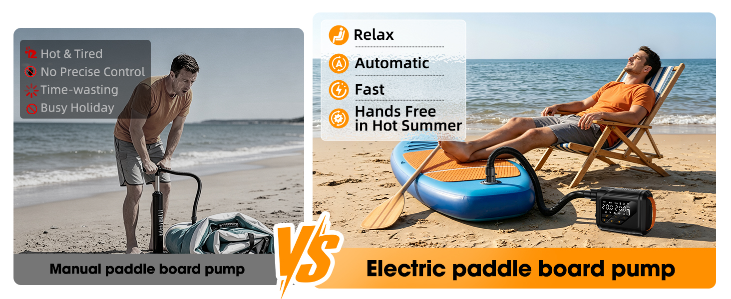 paddle board electric pump