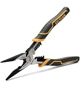 Fancytool Multi-Function Needle Nose Pliers with Cutting, Stripping, Crimping and Gripping, 9-inc...