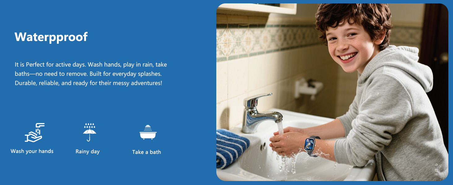 kids waterproof watch